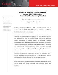 CoorsTek Scotland Facility Approved to new ISO/TS-16949:2002 ...