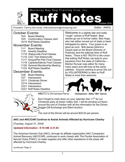 akc training