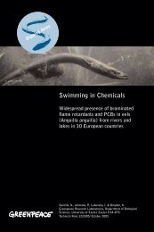 Swimming in Chemicals - Greenpeace