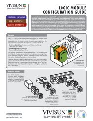 2013 VIVISUN LOGIC Module TDV p.1 - Aerospace Optics