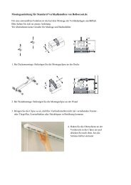 Montageanleitung fÃ¼r Standard Vertikallamellen von Rolloscout.de