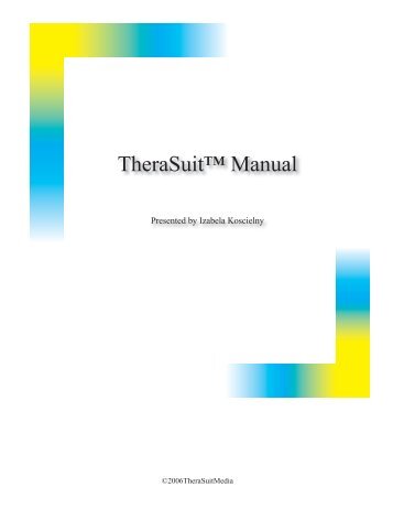 TheraSuit Manual 2006.indd