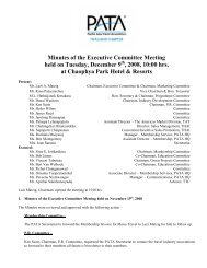Minutes of the Executive Committee Meeting held on Tuesday ...