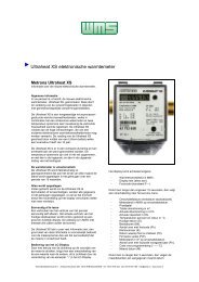 Informatiefolder Metrona Ultraheat XS - WMS WarmteMeterService BV