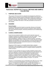Radiometer AQT90 FLEX Troponin I METHOD AND SAMPLE ... - appn