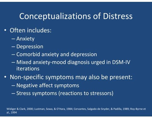 Depression, anxiety, and stress as hierarchical factors of general ...
