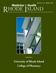 University of Rhode Island College of Pharmacy