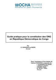Guide pratique pour la constitution des ONG en RDC