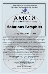 Solutions Pamphlet