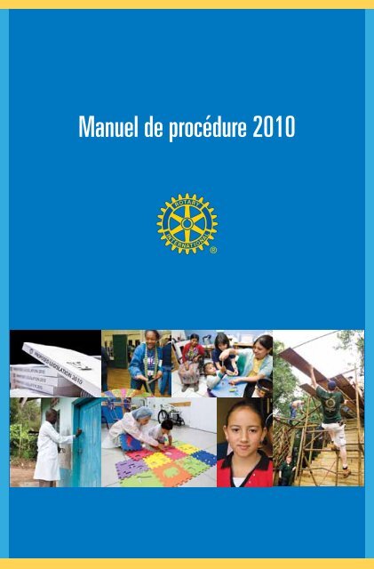 Manuel de procédure 2010 - Rotary International