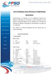 Liste FÃ©dÃ©rale des Officiels d'Arbitrage 2013-2014 - Commission ...