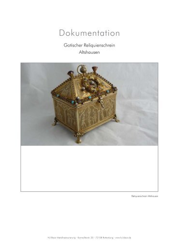 Altshausen – Reliquienkästchen - HJ Bleier