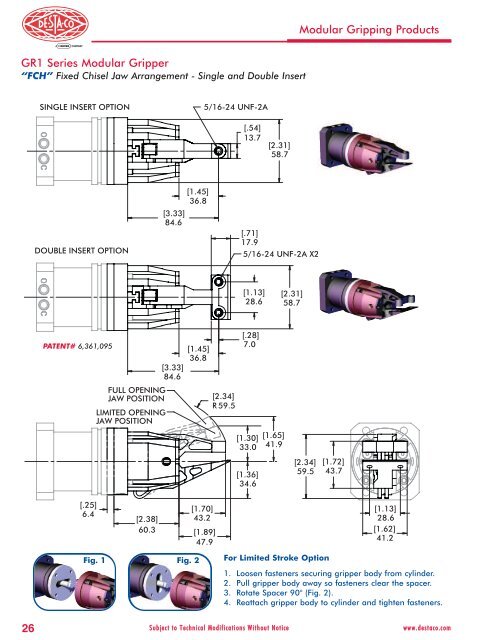 DSC Modular Gripping Products Catalog - Pneumatic Technology, Inc