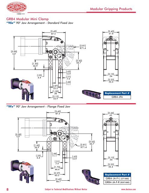 DSC Modular Gripping Products Catalog - Pneumatic Technology, Inc