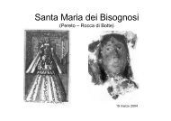 Santa Maria dei Bisognosi: bibliografia - Pereto