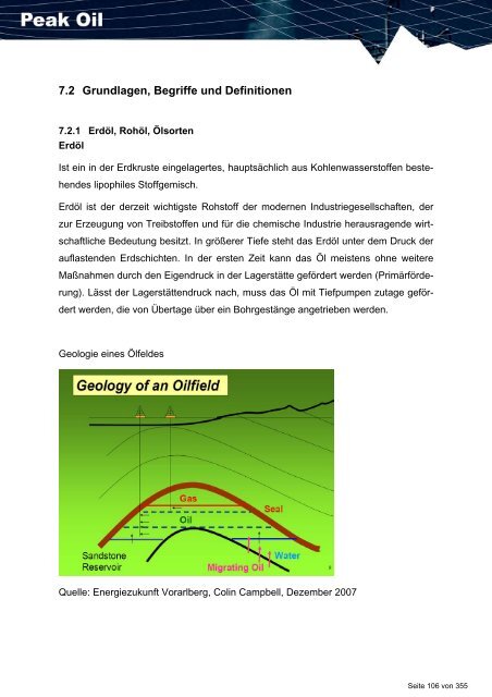 Peak Oil Vorarlberg Studie