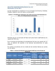 BOLETÍN HIDROMETEOROLÓGICO No 213 Noviembre 22 de 2011 ...