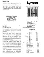 Ruger M77 Rings Chart