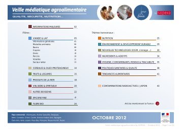 Veille médiatique agroalimentaire by SOPEXA