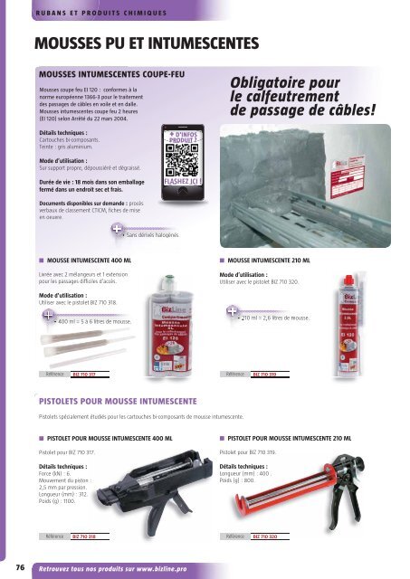 Rubans et produits chimiques - Bizline