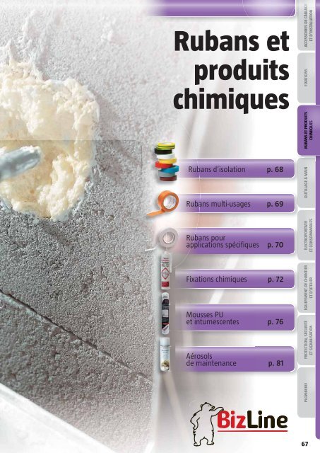 Rubans et produits chimiques - Bizline