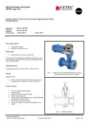 Maxifluss Rotary Plug Valve VETEC Type 73.3