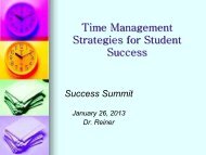 Time Management Strategies for Student Success