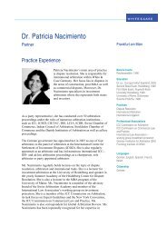 Dr. Patricia Nacimiento - Wilhelm Merton-Zentrum