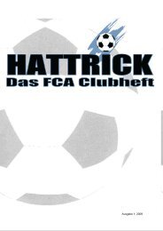 Clubmagazin Hattrick Ausgabe 1/2008 - FC Affoltern am Albis