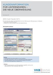Die neue SEPA-Ãberweisung.pdf - VKB-Bank