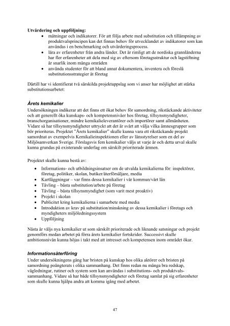 KemI Rapport 2/08 - Kemikalieinspektionen