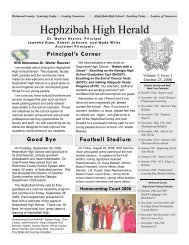 Hephzibah High Herald - Hephzibah Comprehensive High School