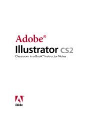 Adobe Illustrator CS2 CIB instructor notes - Pearsoncmg.com