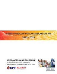 Garis Panduan KPI PPI 2013-2015 - Jabatan Pengajian Politeknik