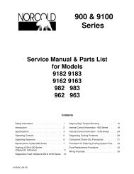 Norcold 900 Series Service manual - Bryant RV Services