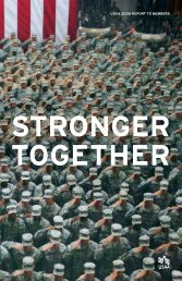 USAA 2008 Report to Members: Stronger Together