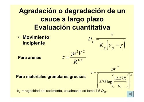 EvaluaciÃ³n de la estabilidad de un cauce - Universidad del Cauca