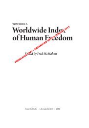 Towards a Worldwide Index of Human Freedom