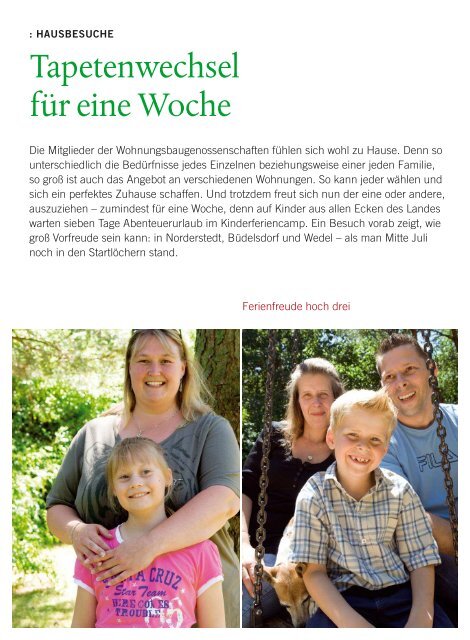 Unser Abenteuer - Die Wohnungsbaugenossenschaften Schleswig ...