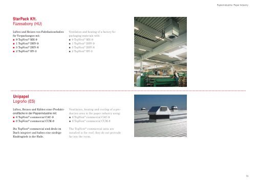 Referenzhandbuch Hallenklimasysteme - Hoval