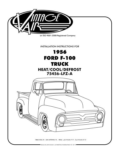 1956 ford f100 wiring diagram