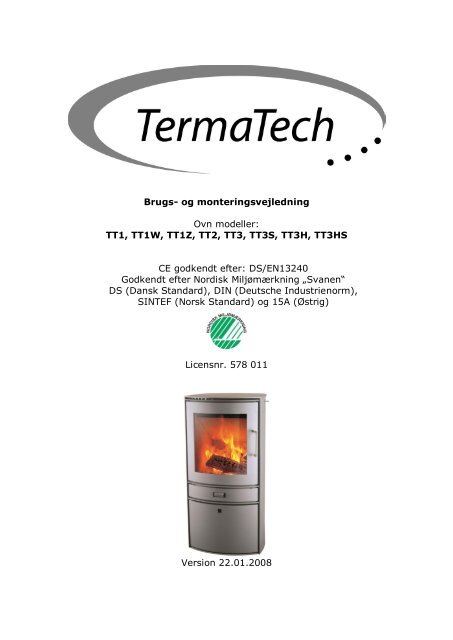 Monterings- og Brugsvejledning - TermaTech