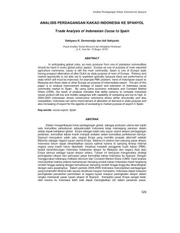 Analisis perdagangan