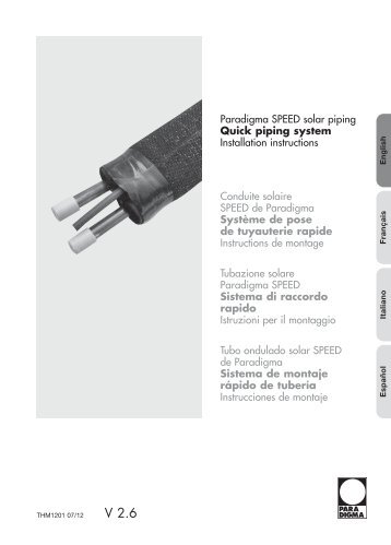 THM 1201 V2.6 Tubo solar Speed