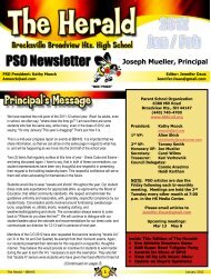 PSO Newsletter - Brecksville-Broadview Heights City Schools