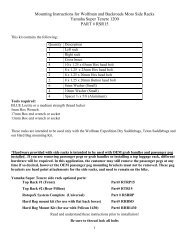 Yamaha Super Tenere Side Racks Instructions - Wolfman Luggage