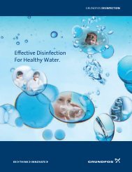 Effective Disinfection For Healthy Water.