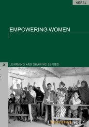 EMPOWERING WOMEN - Helvetas Nepal