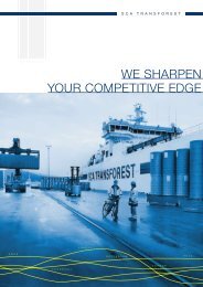 we sharpen your competitive edge - SCA Forest Products AB