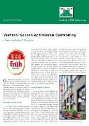 Vectron-Kassen optimieren Controlling - Vectron Systems AG